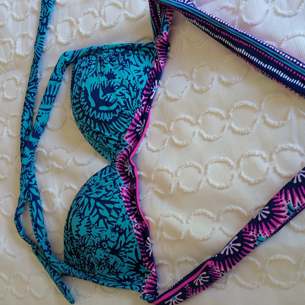Lilly Pulitzer Pushup Bikini Top Size 4